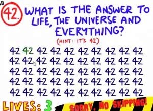 The Impossible Quiz Answers 42