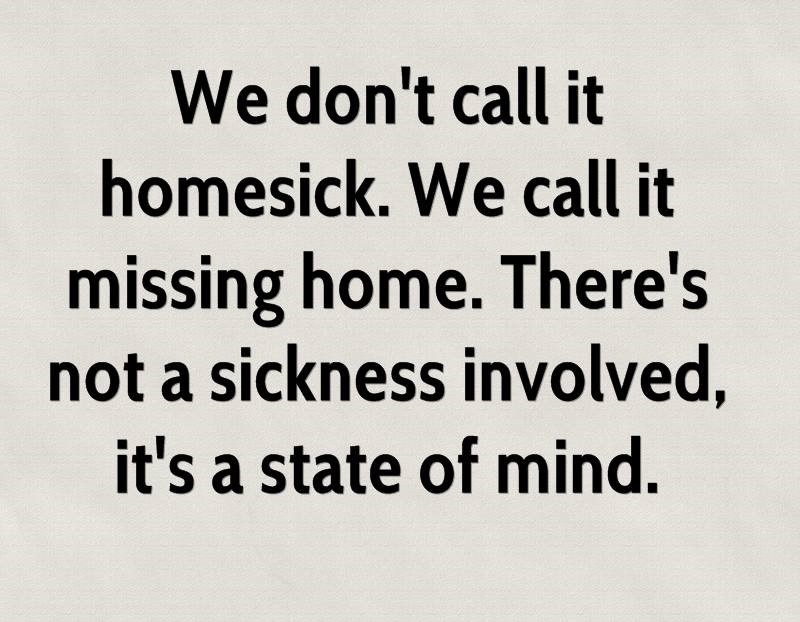 missing home quotes