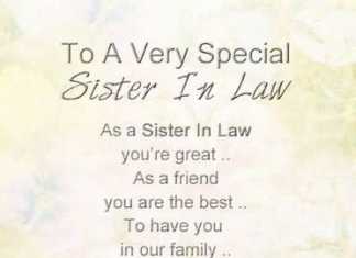 special sister in law quotes