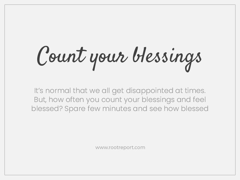 count your blessings quote