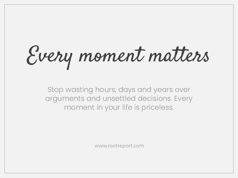 every moment matters