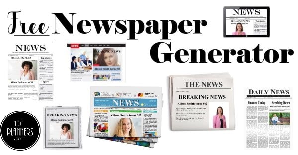 NEWSPAPER GENERATOR planner101