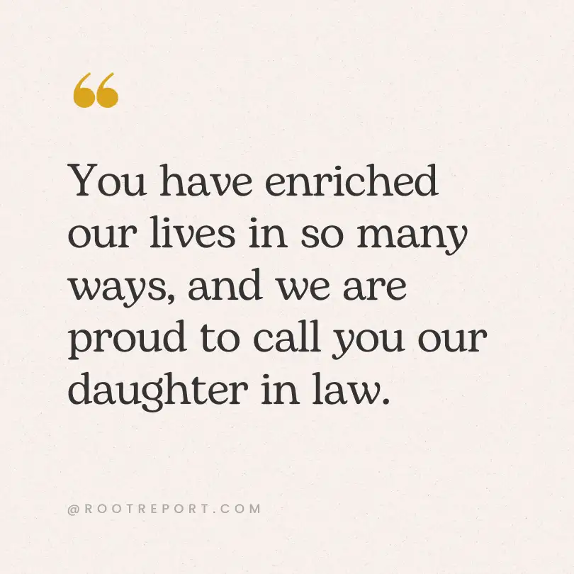 Loving message for daughter-in-law