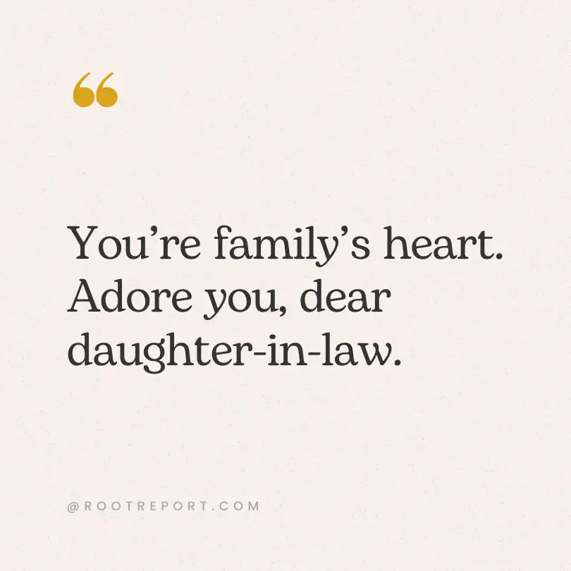 sweet daughter in law message